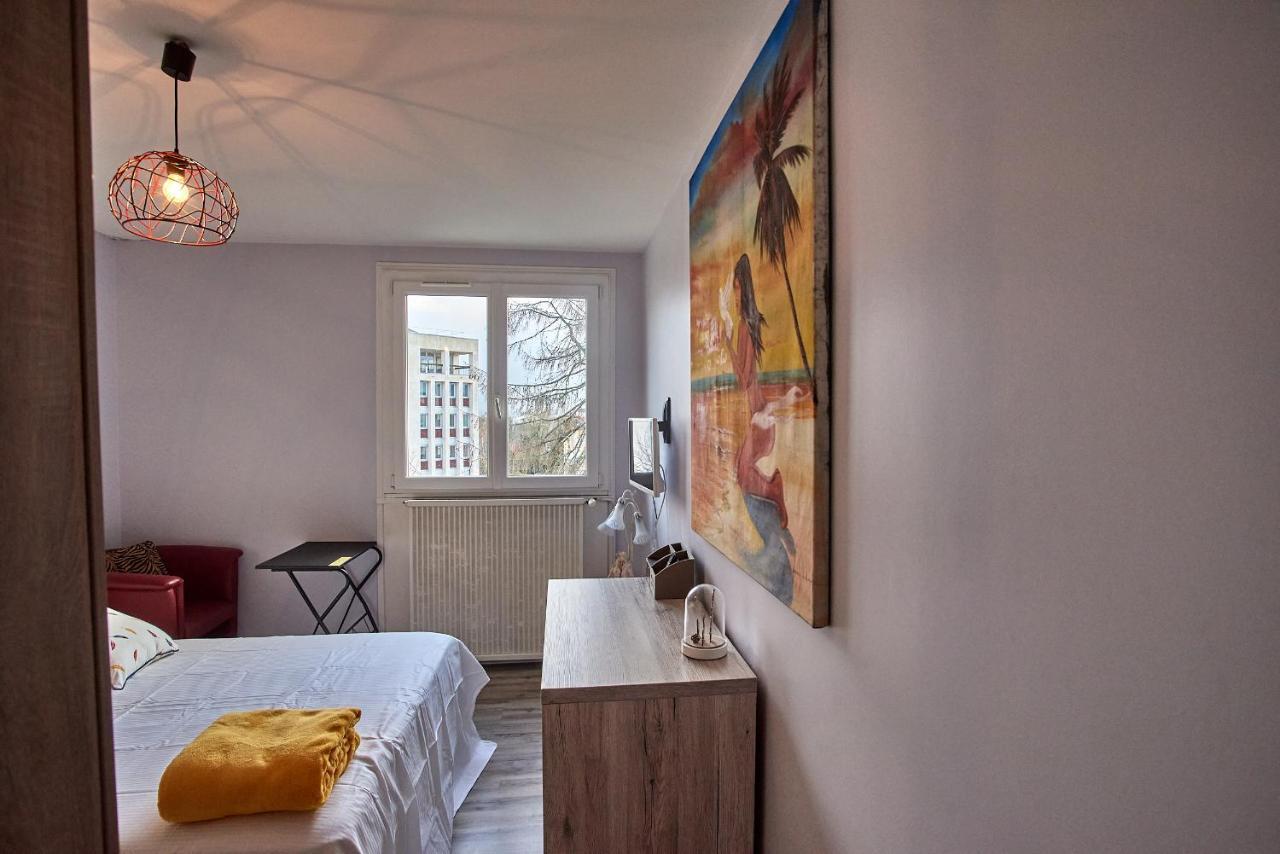 Chambres A Louer Dans Appartement Balcon - Wifi - Parking Gratuit Невер Екстер'єр фото